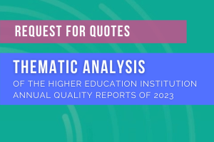 RFQ for Thematic Analysis of Reports 2023