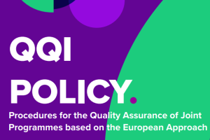 cover of a QQI policy on procedures for the QA of joint programmes