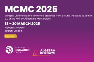 alt:"MCMC 2025 Bringing visionaries and renowned practices from around the world to Edition 3.0 of the Micro-Credentials Masterclass."